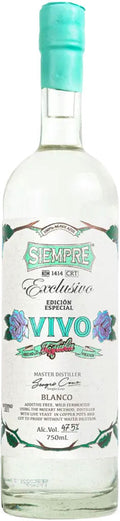 Siempre Vivo Blanco Tequila 750ml
