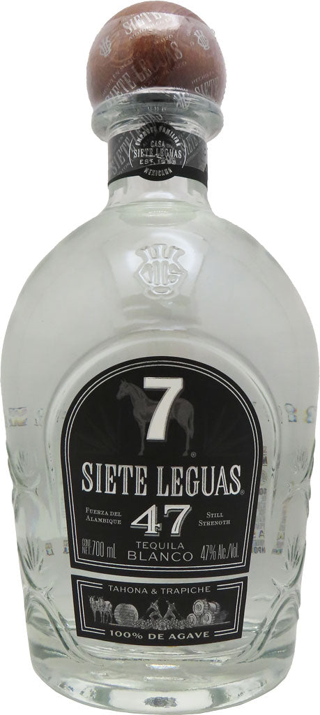 Siete 7 Leguas 47 Blanco Tequila 94 Proof 700ml