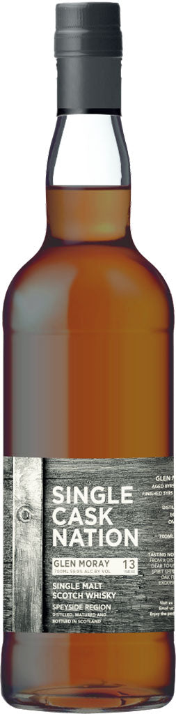 Single Cask Nation Glen Moray Single Malt 13 Year Old 700ml