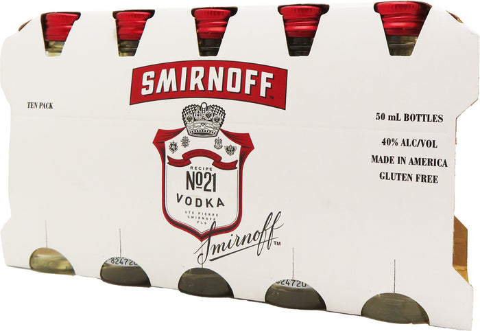 Smirnoff Vodka 50ml 10pk