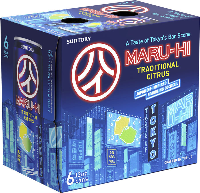 Suntory MaruHi Taditional Citrus Sparkling Cocktail 6pk Cans