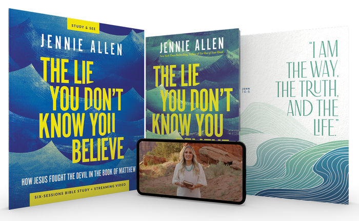The Lie You Don't Know You Believe Bible Study Guide + Book + Journal Premium Bundle