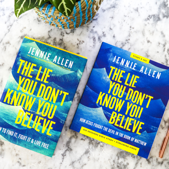 The Lie You Don't Know You Believe Bible Study Guide + Book + Journal Premium Bundle