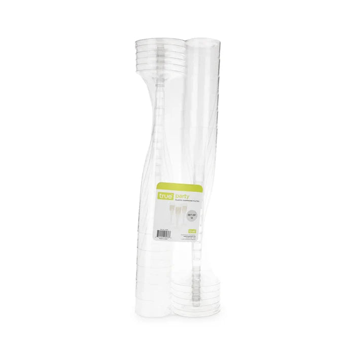 True Champagne Flutes 12pk