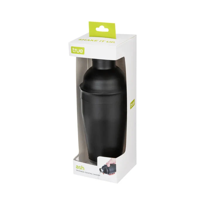 True Matte Black Cocktail Shaker 18oz