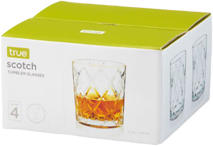 True Scotch Glasses 4pk