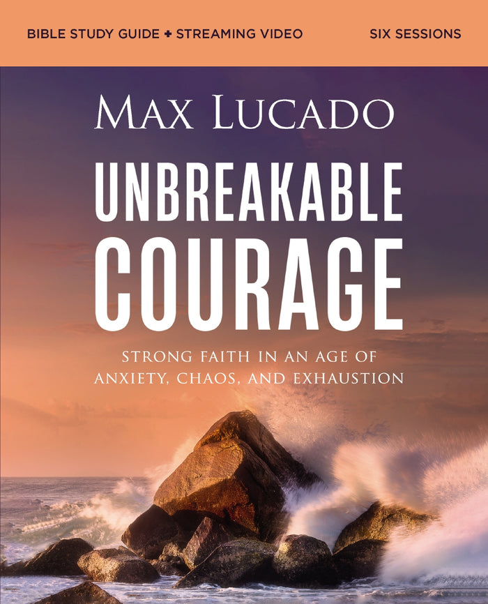 Unbreakable Courage  Study Guide + Book + Hope for Hard Days Devotional Premium Bundle