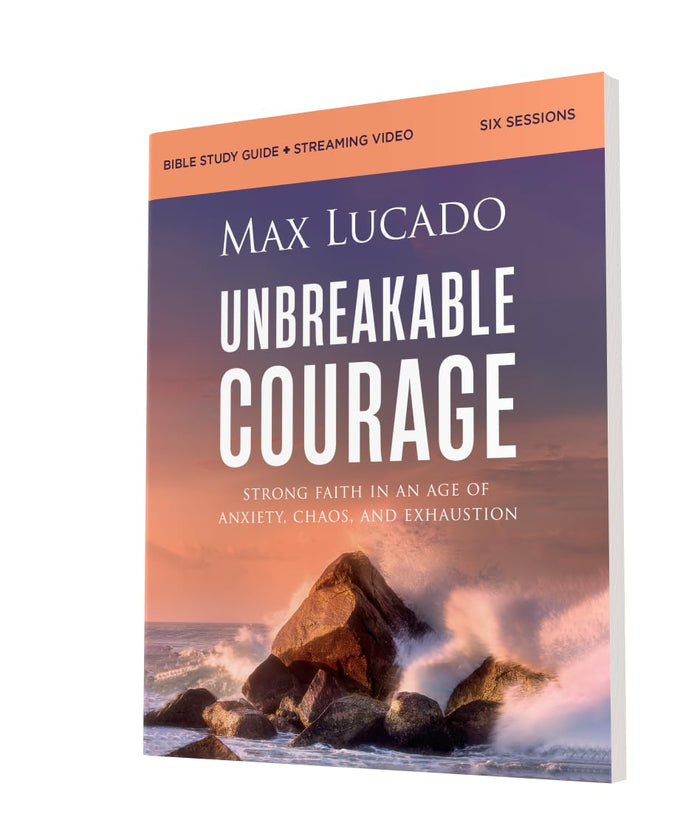 Unbreakable Courage  Study Guide + Book + Hope for Hard Days Devotional Premium Bundle
