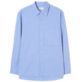 Universal Works Brushed Flannel Square Pocket Shirt - Blue