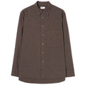 Universal Works Brushed Flannel Square Pocket Shirt - Brown