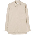 Universal Works Brushed Flannel Square Pocket Shirt - Ecru
