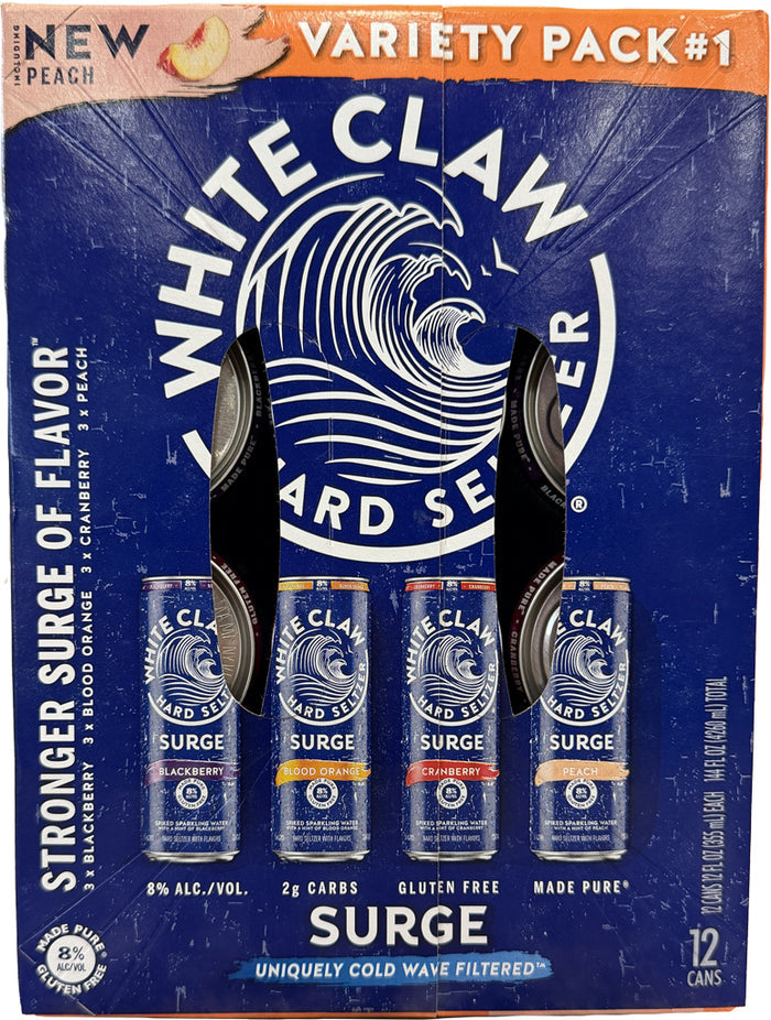 White Claw Surge #1 Variety Pack 12pk Cans