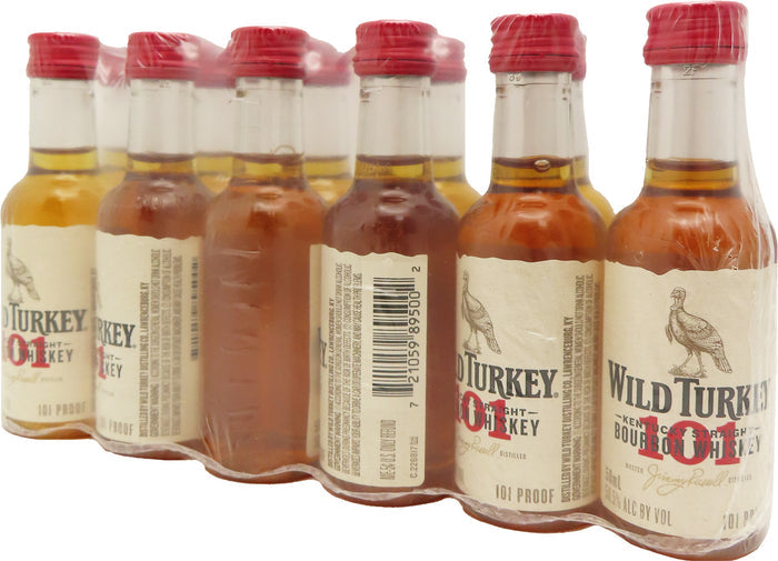 Wild Turkey 101 Proof Kentucky Bourbon 50ml 12pk
