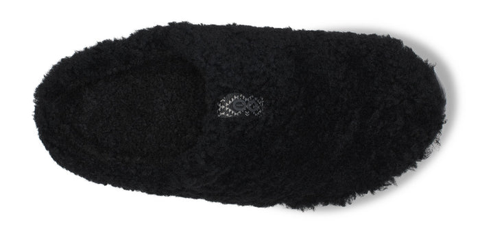 Women's OOcoozie Sherpa Mule - Black top view