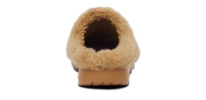 Women's OOcoozie Sherpa Mule - Cafe Spice back view