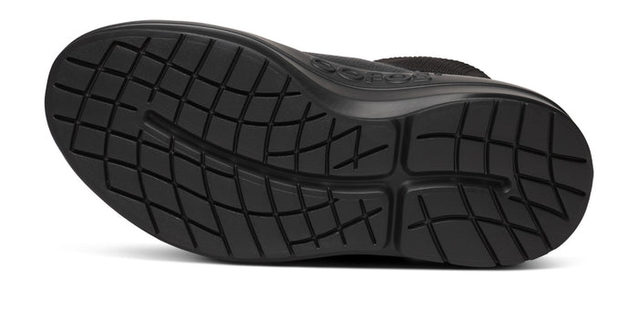 Women's OOmega Leather Londoner - Black bottom view