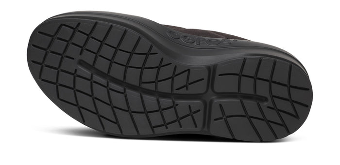 Women's OOmega Posh Mule - Black bottom view