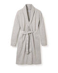 Women's Pima Robe in Periwinkle in Light Heather Grey#Color_Light Heather Grey