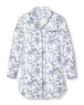 Women's Twill Nightshirt in Timeless Toile  in Timeless Toile#Colorway_Timeless Toile