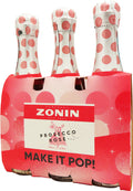 Zonin Brut Rose 187ml 3pk